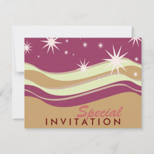 Étoiles du désert de Bourgogne Invitations spécial