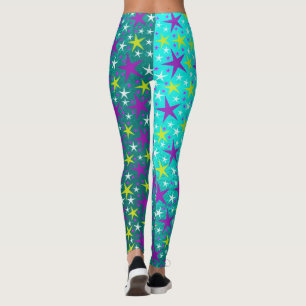 étoiles Élégant leggings rétro moderne
