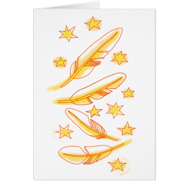 Étoiles et plumes (Devant)