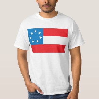 Étoiles et T-shirt de drapeau de barres