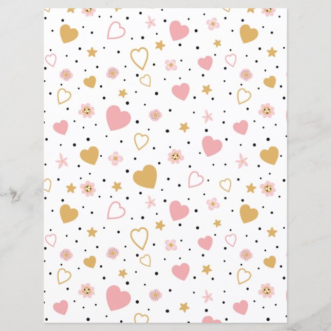 Étoiles, Fleurs, Coeurs et Pois (Devant)