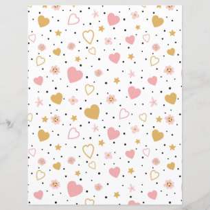 Étoiles, Fleurs, Coeurs et Pois