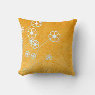 Étoiles florales fraîches été Coussin moderne