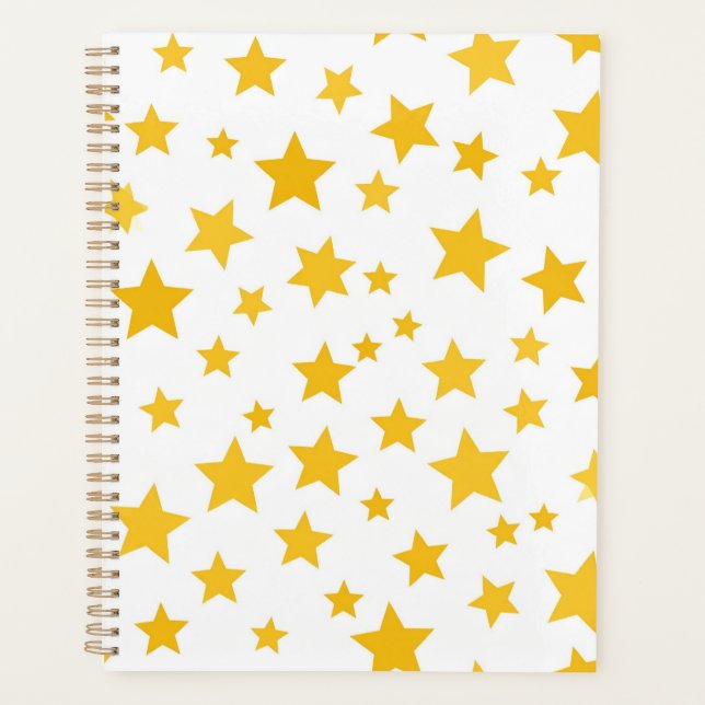 étoiles jaunes sur fond blanc (Devant)