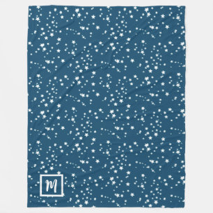 Étoiles monogramme couverture polaire