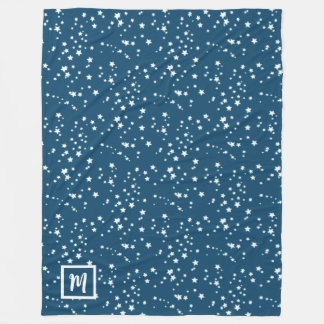 Étoiles monogramme couverture polaire