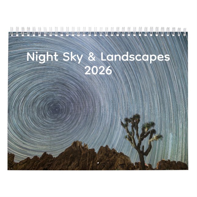 Étoiles, montagnes et horizons : un calendrier pho (Protection)