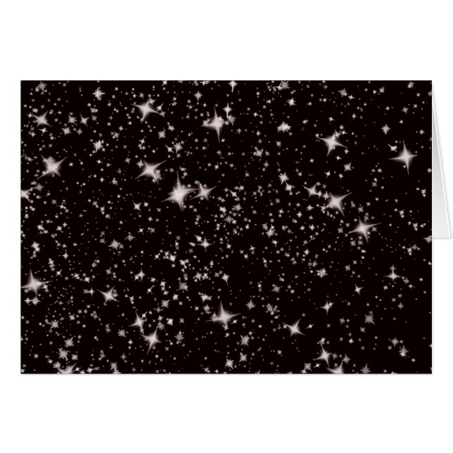 étoiles nuit noire (Devant horizontal)