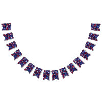 Étoiles patriotiques drapeaux de bannière