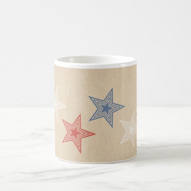 Étoiles patriotiques Mug (Centre)