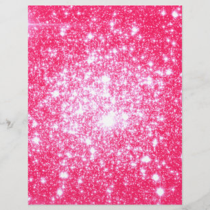 Étoiles roses brillantes