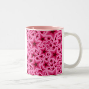 Étoiles roses - Mugs de café - Mugs de concepteur