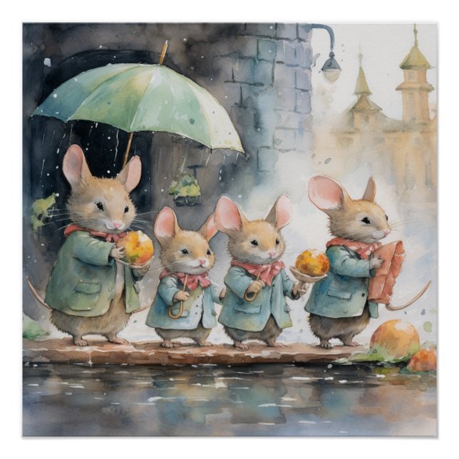 Étonnant poster de souris (Devant)