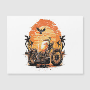 Étonnant Retro Vintage Moto Classic Sunset C