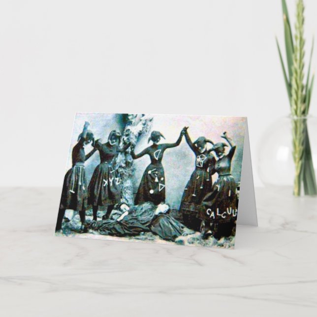 Étrange carte d'anniversaire Vintage (Devant)