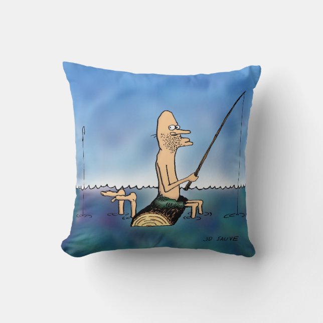Étrange Coussin de pêche de jour (Recto)
