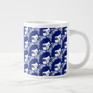 Étrange Fille Floral Spécialité Mug