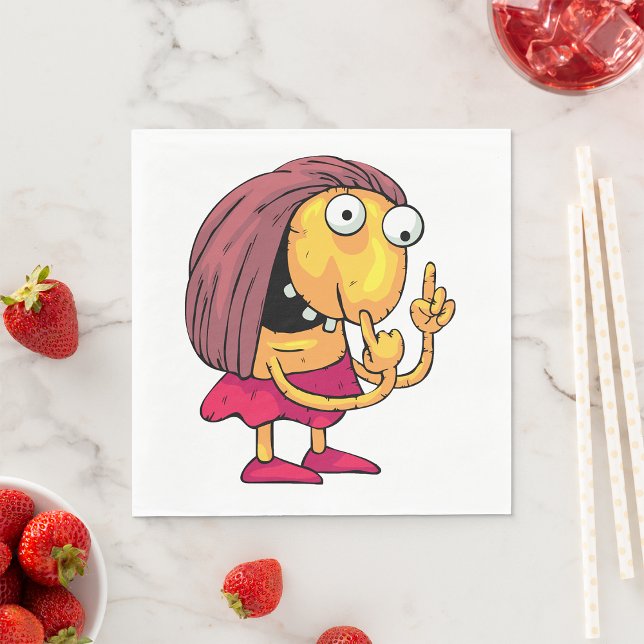 Étrange serviettes en papier pour femme (Créateur téléchargé)