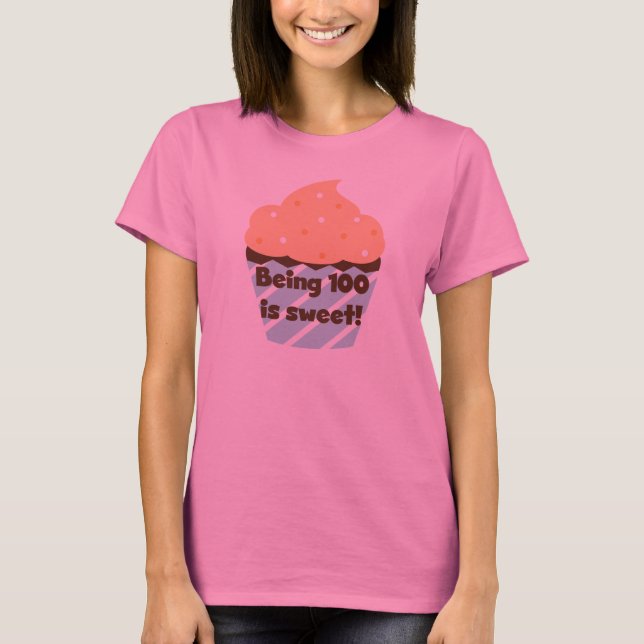 Etre 100 est Sweet Birthday T-shirts et cadeaux (Devant)
