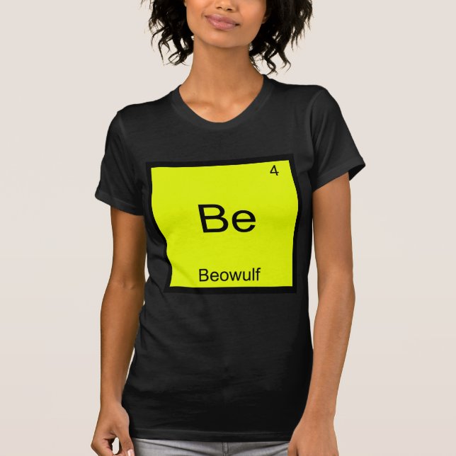 Être - Beowulf T-shirt drôle du symbole d'élément  (Devant)
