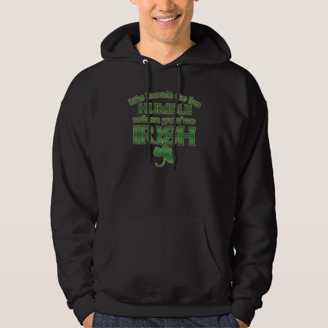Être dur sweat - shirts à capuche irlandais (Devant)