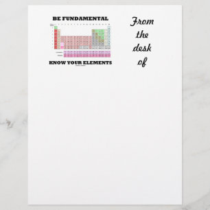 Être fondamental Connaître vos éléments (Tableau p