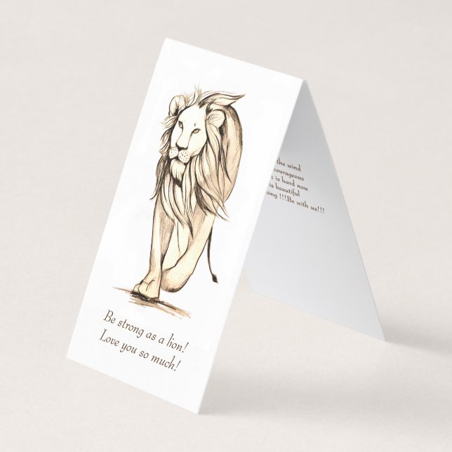 Être fort comme un lion (Front)