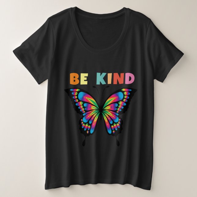 ÊTRE GENTIL BOUTTERFLY T-SHIRT PLUS TAILLE (Design devant)