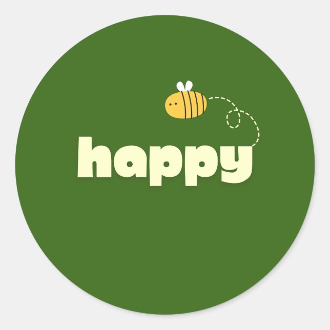 être heureux Stickers (Devant)
