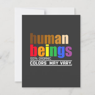 Être humain 100% couleur organique mai Varier LGBT