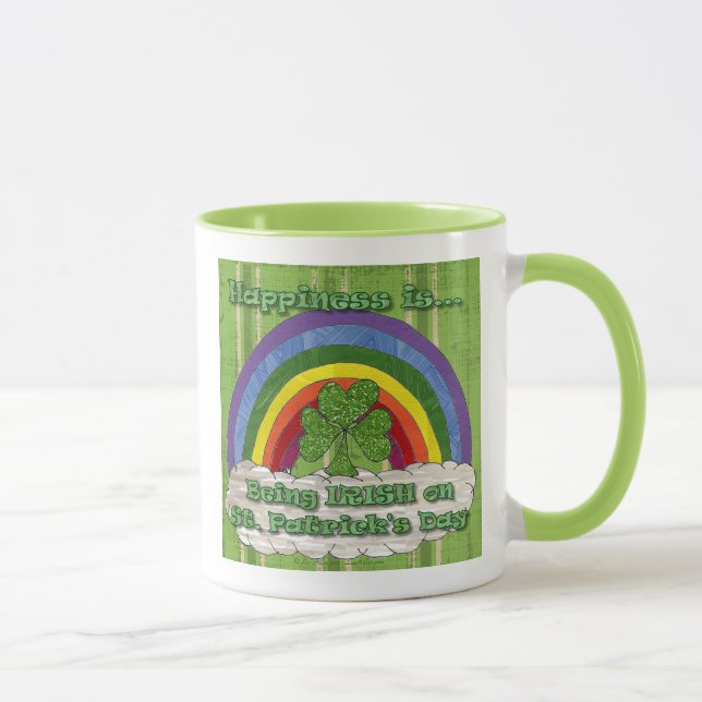 Être Irlandais sur St Patrick's Day Coffee Mug (Droite)