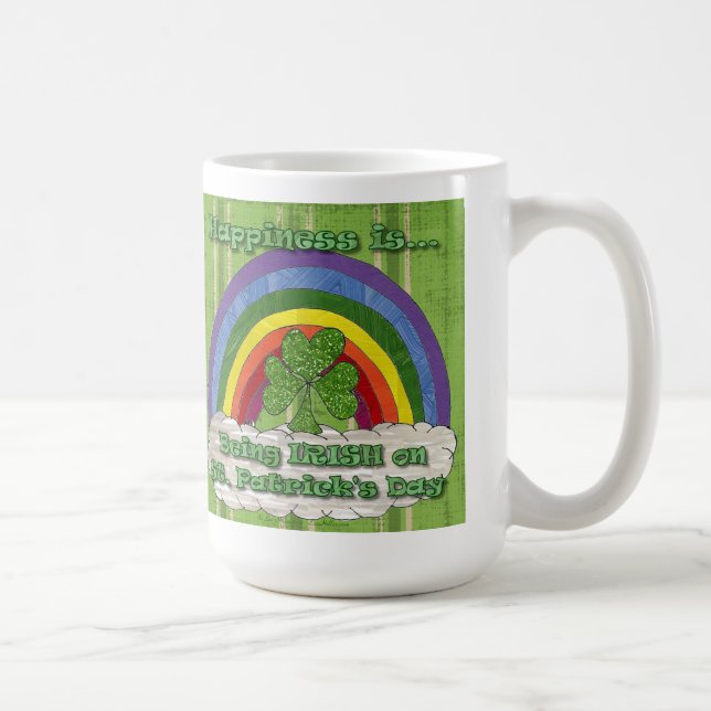 Être Irlandais sur St Patrick's Day Coffee Mug (Droite)