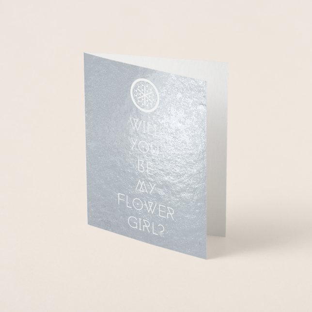être ma fille de fleurs invitation de géométrie sa (Devant)