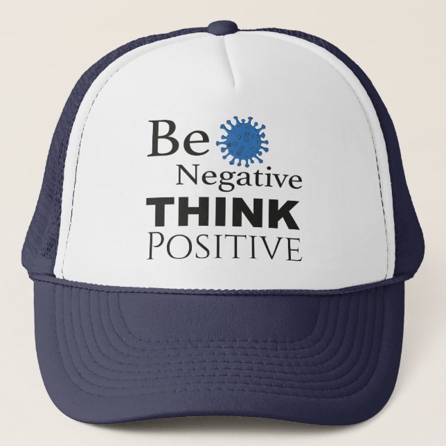Être Négatif Penser Casquette positif (Devant)