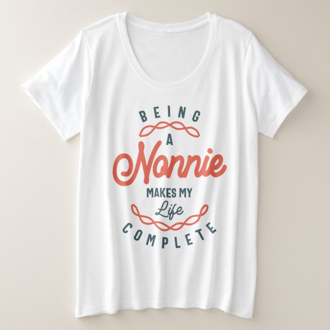 Être Nonnie rend ma vie complète (Design devant)