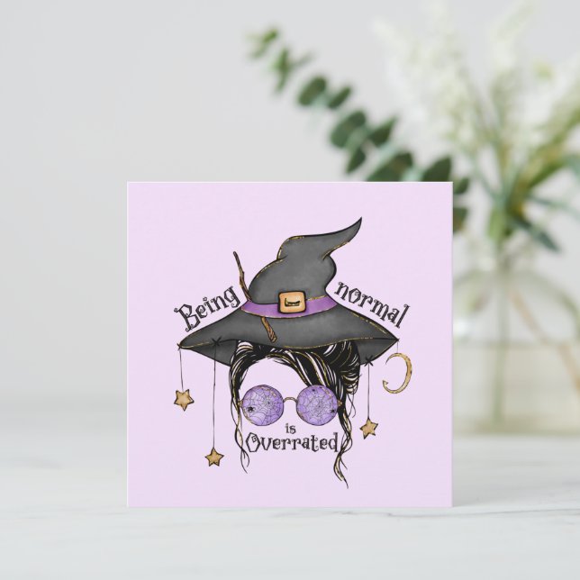Être Normal Est Surévalué - Quirky Witch Halloween (Debout devant)