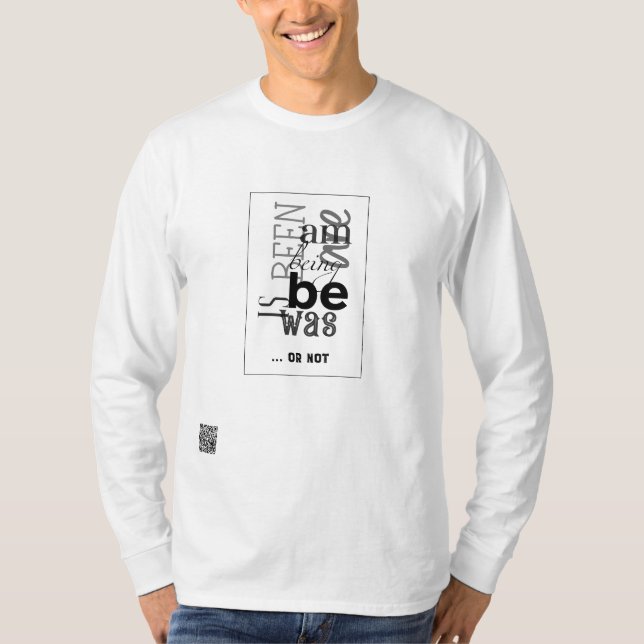 Être ou ne pas être T-shirt (Devant)
