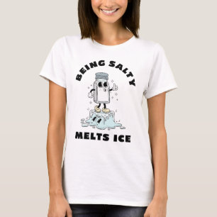 Être Salé Fait Fondre la Glace, t-shirt glace fond