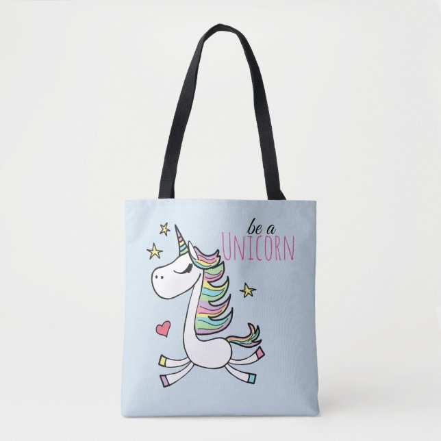Être un Sac fourre-tout Unicorne (Devant)