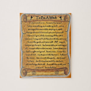 Être Une Sorcière Pagan Puzzle