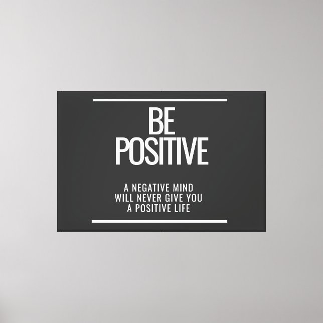 Être une toile encadrée positive (Recto)