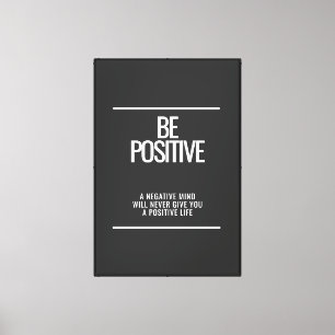 Être une toile encadrée positive