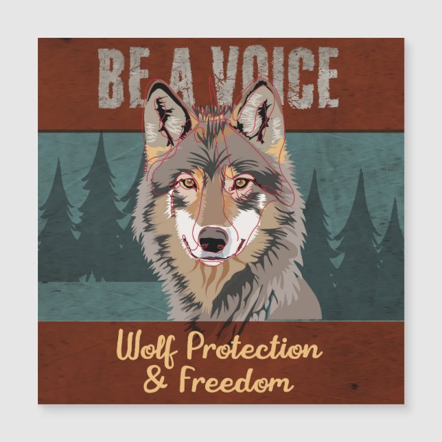 Être une Voix - Protection et Liberté des Loups (Devant)