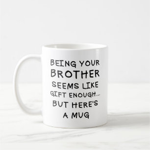 Être votre frère drôle Mug Noël 11oz Cerami
