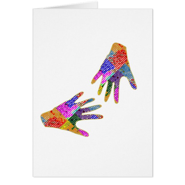 ÉTREINTE d'amitié de henné de MAINS (Devant)