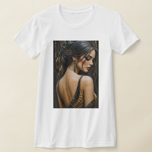 Étreinte Éternelle – T-Shirt Premium pour Femmes (Poser)
