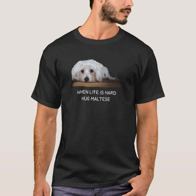 Étreinte mA de chiot d'amour de cadeau de T-shirt (Devant)