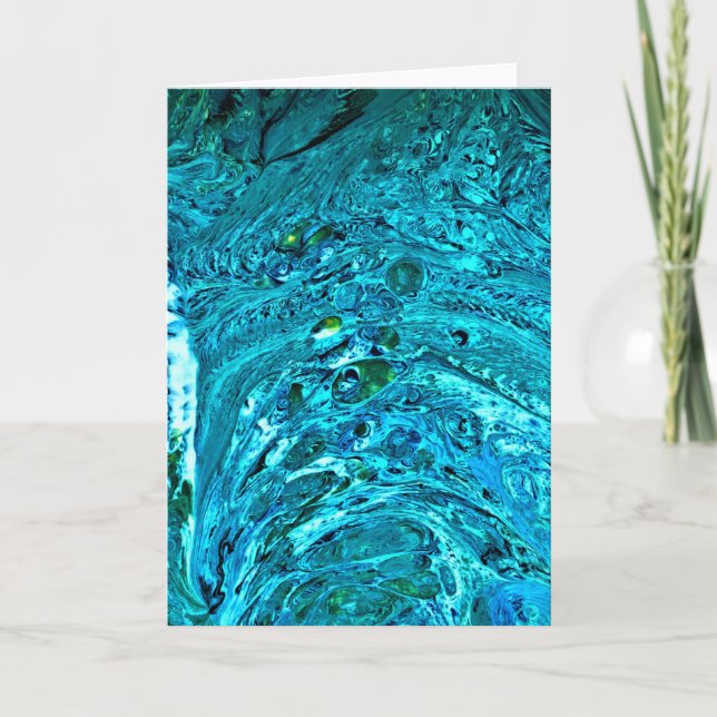 Étude Abstraite des couleurs 32, carte (Devant)