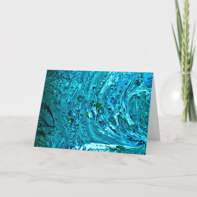 Étude Abstraite des couleurs 32, carte (Devant)