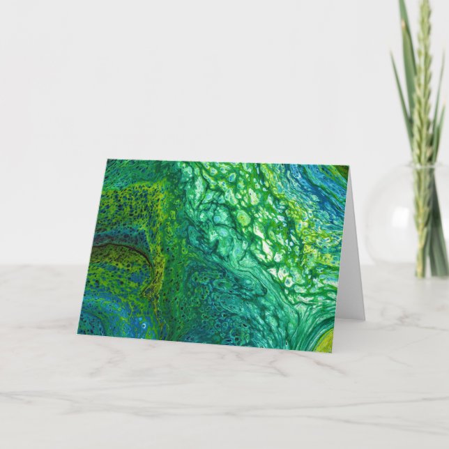 Étude Abstraite des couleurs 54, carte (Devant)
